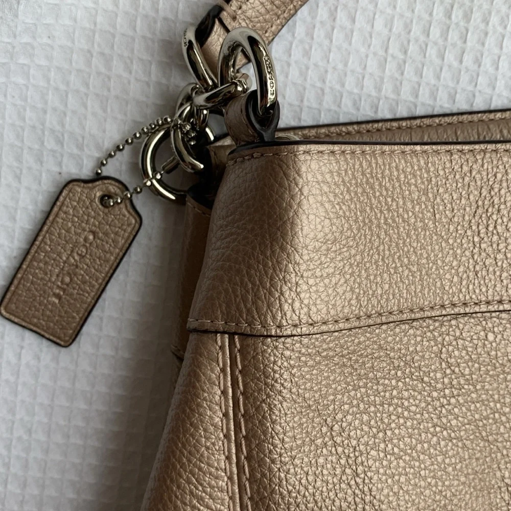 Coach metallic sheen purse